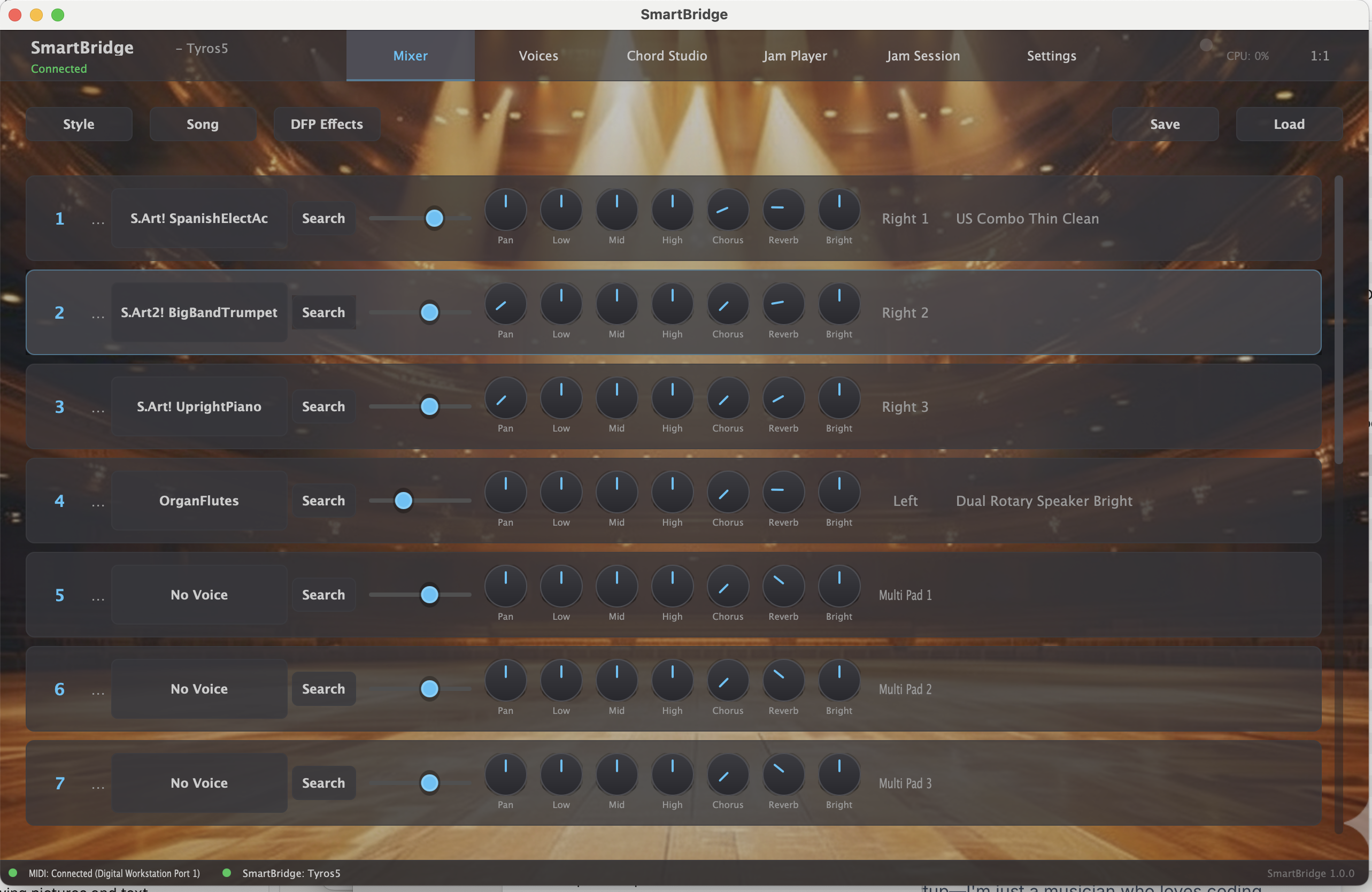 SmartBridge Main Interface