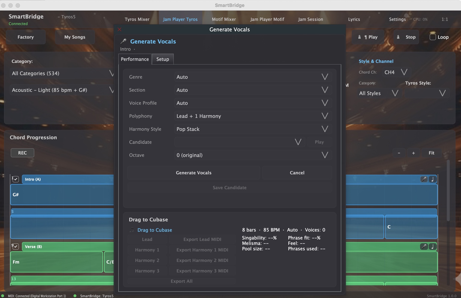 Synthesizer V Integration